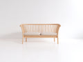 Banc de jardin-Bois-Tissu-172 x 64 x 82 cm-Bois clair-Beige-Scandinave
